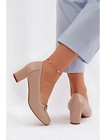 Lodičky na podpatku Vinceza béžové