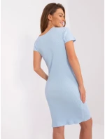 RV SK 8960 šaty.76P svetlo modrá
