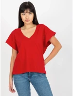 Dámske tričko TW TS 2005.43 tmavo červená - FPrice