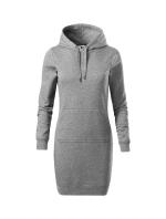 Dámske šaty na zapínanie s tmavosivými odleskami