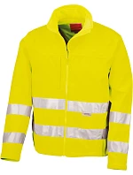 Result R 117X Bezpečnostná softshellová bunda 30.117X fluorescenčná žltá Result R 117X Bezpečnostná softshellová bunda 30.117X fluorescenčná žltá