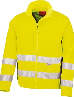 Result R 117X Bezpečnostná softshellová bunda 30.117X fluorescenčná žltá