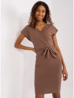 Šaty RV SK 8018.91 svetlohnedá