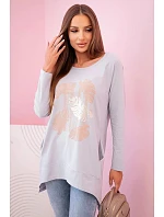 Dámska blúzka 69504 sivá - Esilla