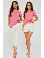 DÁMSKE PYŽAMO KR 466/339 NAME 3-PACK