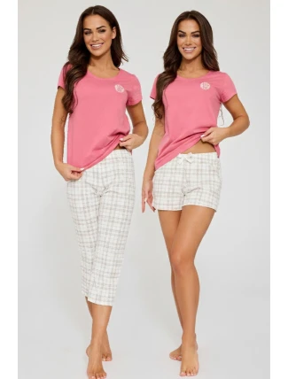 DÁMSKE PYŽAMO KR 466/339 NAME 3-PACK