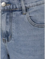 Dámske džínsy s vysokým pásom mom fit modré FashionStreet UY2895