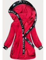 Jednoduchá červená dámska bunda (B8018-4) Jednoduchá červená dámska bunda (B8018-4)