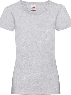 Fruit of the Loom Lady-Fit Valueweight T Dámske tričko 16.1372 melírovaná šedá