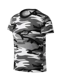 Maskáčové tričko maskáčová šedá