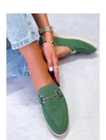 Dámske mokasíny T563P zelené - Inello Dámske mokasíny T563P zelené - Inello