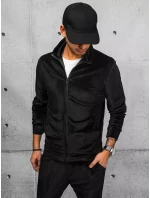 Pánska čierna mikina FashionStreet BX5538