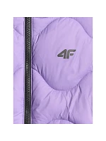 Dievčenská bunda bez rukávov s kapucňou 4F 4FJRSS26TVJAF355-51S deti