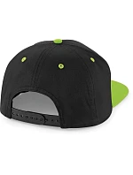 Beechfield B 610C 5 panelová Snapback kontrastní kšiltovka 53.610C black/lime green Beechfield B 610C 5 panelová Snapback kontrastní kšiltovka 53.610C black/lime green