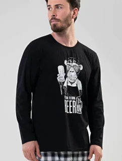 Pánske pyžamo dlhé Opice