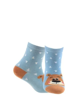 Chlapčenské vzorované ponožky Wola U24.P01;W24.P01 21-26 Chlapčenské vzorované ponožky Wola U24.P01;W24.P01 21-26