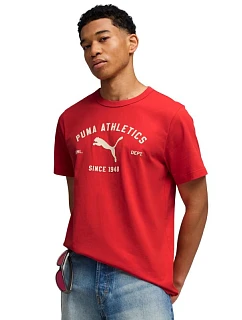 Pánske tričko Puma Class Graphic Tee Red 692226 11 Pánske