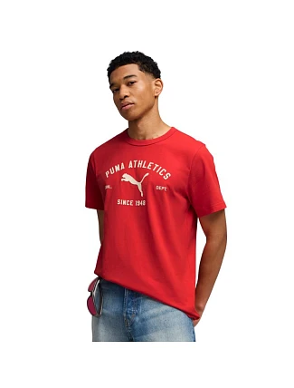 Pánske tričko Puma Class Graphic Tee Red 692226 11 Pánske Pánske tričko Puma Class Graphic Tee Red 692226 11 Pánske