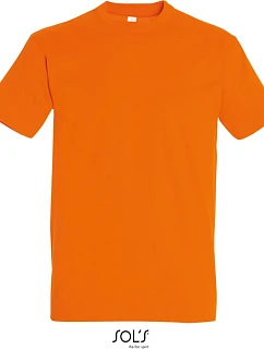 Tričko SOL'S Imperial z hrubej bavlny 25.1500 oranžové