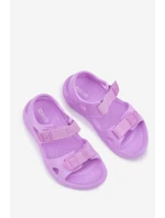 Piankowe Sandały Dziecięce Big Star RR374516 Fioletowe