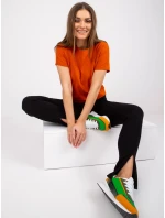 Tričko RV TS 4662.39P tmavo oranžové