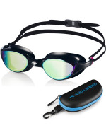 Plavecké okuliare AQUA SPEED Vortex Mirror&Case Black Pattern 79