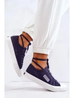 Classic Women's Sneakers BIG STAR JJ274494 Navy Blue Classic Women's Sneakers BIG STAR JJ274494 Navy Blue