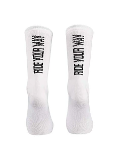 Cyklistické ponožky NORTHWAVE Ride Your Way Sock, biele
