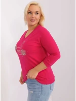 Blúzka RV BZ 9030.23X fuchsiová