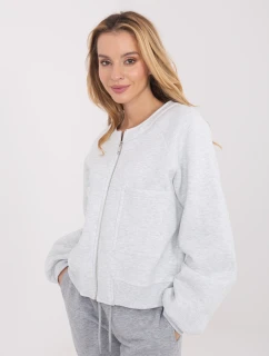 WT BL mikina A1452.99 svetlo šedá