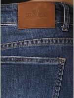 Dámske džínsy slim fit s vysokým pásom, tmavomodré, FashionStreet UY3203 Dámske džínsy slim fit s vysokým pásom, tmavomodré, FashionStreet UY3203