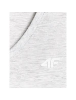 Dámske základné tričko s výstrihom do V 4F 4FWMM00TTSHF3307-27M