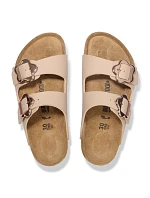 Birkenstock ARIZONA FLOWER BUCKLE KIDS 1030439 SANDCASTLE žabky (štandardná šírka) Birkenstock ARIZONA FLOWER BUCKLE KIDS 1030439 SANDCASTLE žabky (štandardná šírka)