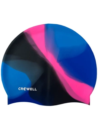 Crowell Multi Flame silikónová plavecká čiapka col.17 Crowell Multi Flame silikónová plavecká čiapka col.17