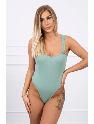 Body bez ramienok tmavo mätové