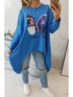 Oversize blúzka s potlačou nevädze