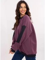 Mikina EM BL 983.10X tmavo fialová