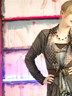 Šaty s dlhým rukávom R3395 - Roberto Naldi