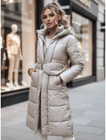 Dámsky kabát LINA béžový FashionStreet TY3110 Dámsky kabát LINA béžový FashionStreet TY3110