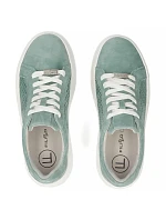 Dámske zelené semišové čižmy Filippo DP7520/26