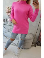 Stojanový sveter ružový