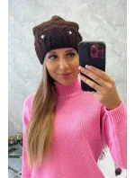 Dámska čiapka Ramona K383 hnedá