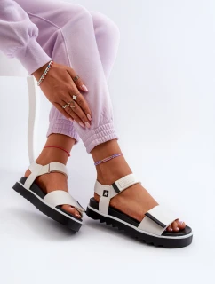 Damskie Sandały Na Platformie Big Star NN274777 Białe