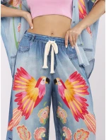 Nohavice DHJ SP 19183 6.79 modrá