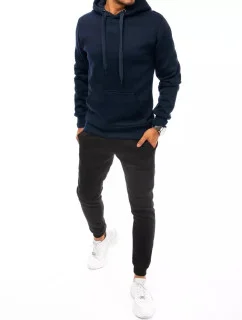 Pánska tepláková súprava tmavomodrá a čierna AX0631 - Dstreet