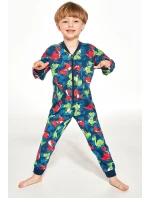 Cornette Detská chlapčenská kombinéza 185/155 Dino 3 86-128
