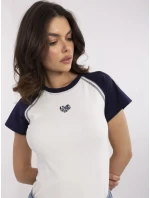 NM TS Tričko V7940.17 tmavo modré a biele