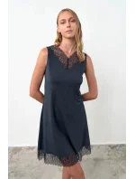 Dámska nočná košeľa Lutecia 18182 tmavo modrá - Vamp