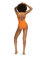 Dámske jednodielne plavky S36W-27 Fashion šport oranžové - Self