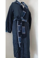 ACTION - Pánsky dvojitý dlhý župan London blue - Vestis